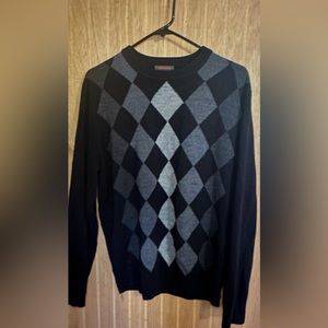 Patterned grandpa sweater